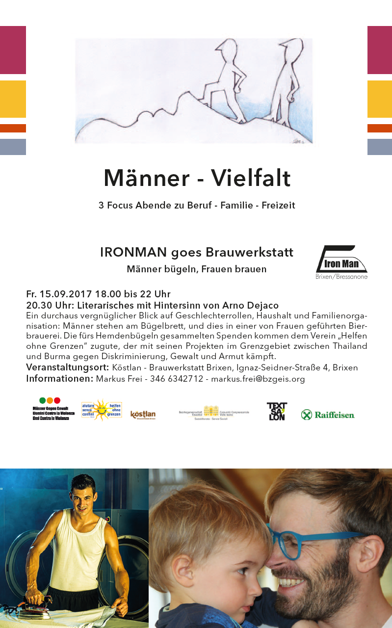 2017 Focus Mann Männer bügeln Frauen brauen