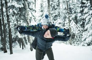 Winterabenteuer mit Papi