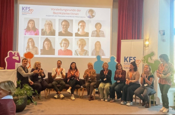Vorstellungsrunde der neuen KFS-Bezirksleiter-innen. Foto © KFS_Beatrix Unterhofer