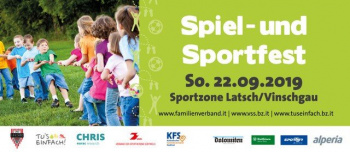 Großes Spiel- und Sportfest in Latsch