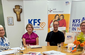  Angelika Mitterrutzner, Sieglinde Aberham, Julian Stuefer und Samantha Endrizzi.  Foto © KFS/Unterhofer